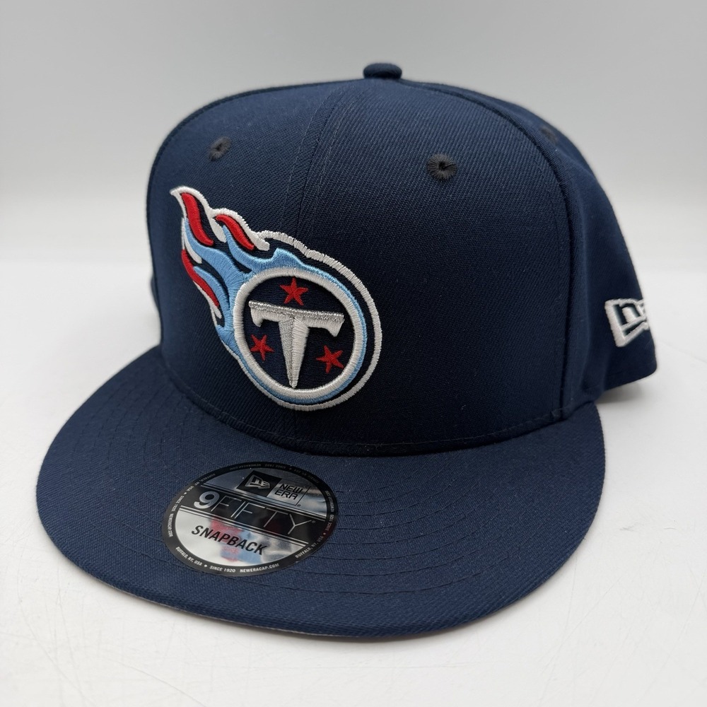 New Era 9Fifty Tennessee Titans Hat Cap Navy Blue Snapback Adjustable NFL NWT